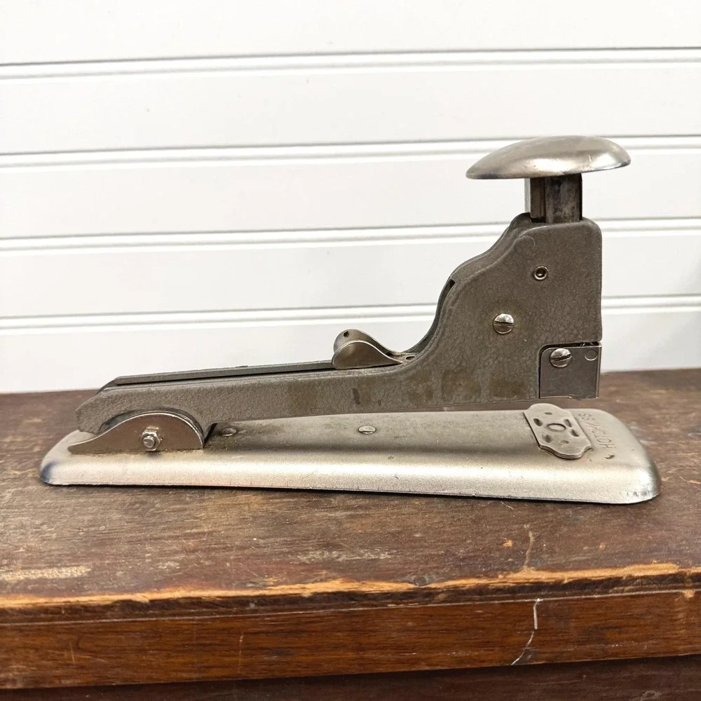 Vintage Hotchkiss Company Desktop Stapler Model No. 5- Vintage retro office